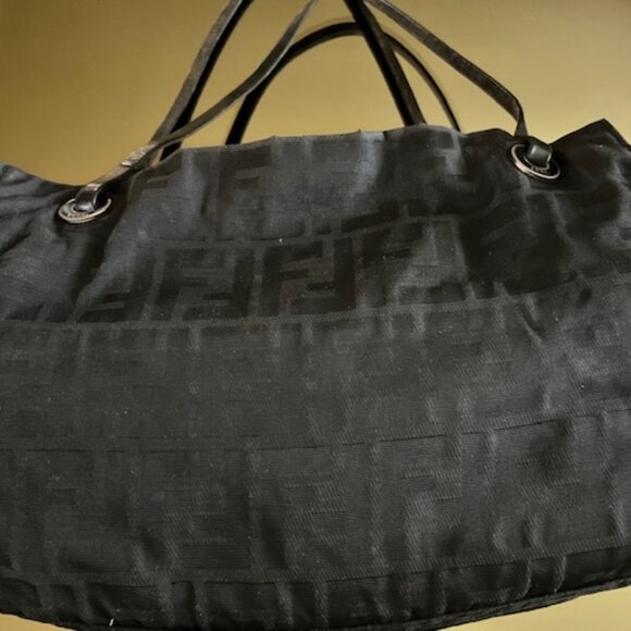 Vintage Fendi Zucca Tote-Black. - Picture 2 of 9
